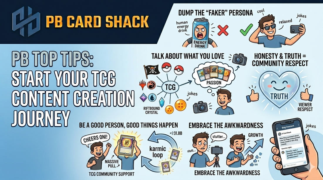 PB Top Tips: How to Start Creating TCG Content (Without Faking It)
