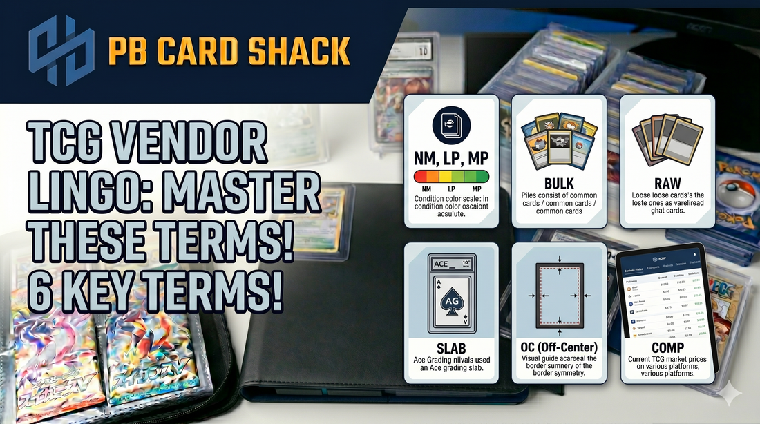 TCG Vendor Talk: 6 Common Terms Every Collector Needs to Know