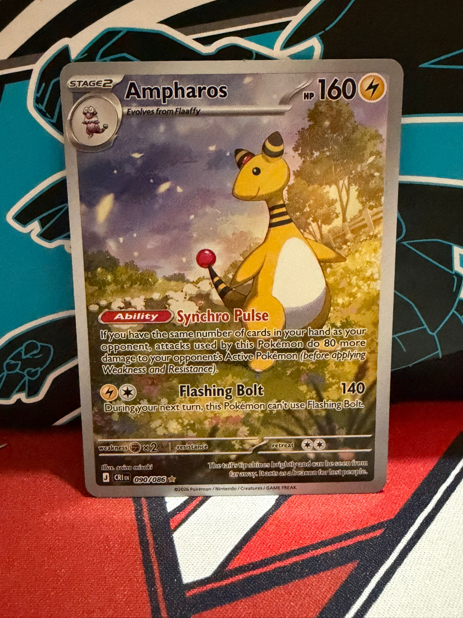 Ampharos 090 - English