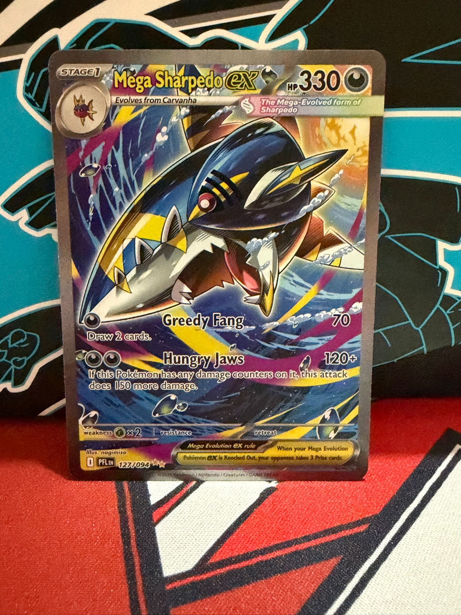 Mega Sharpedo 127 - English