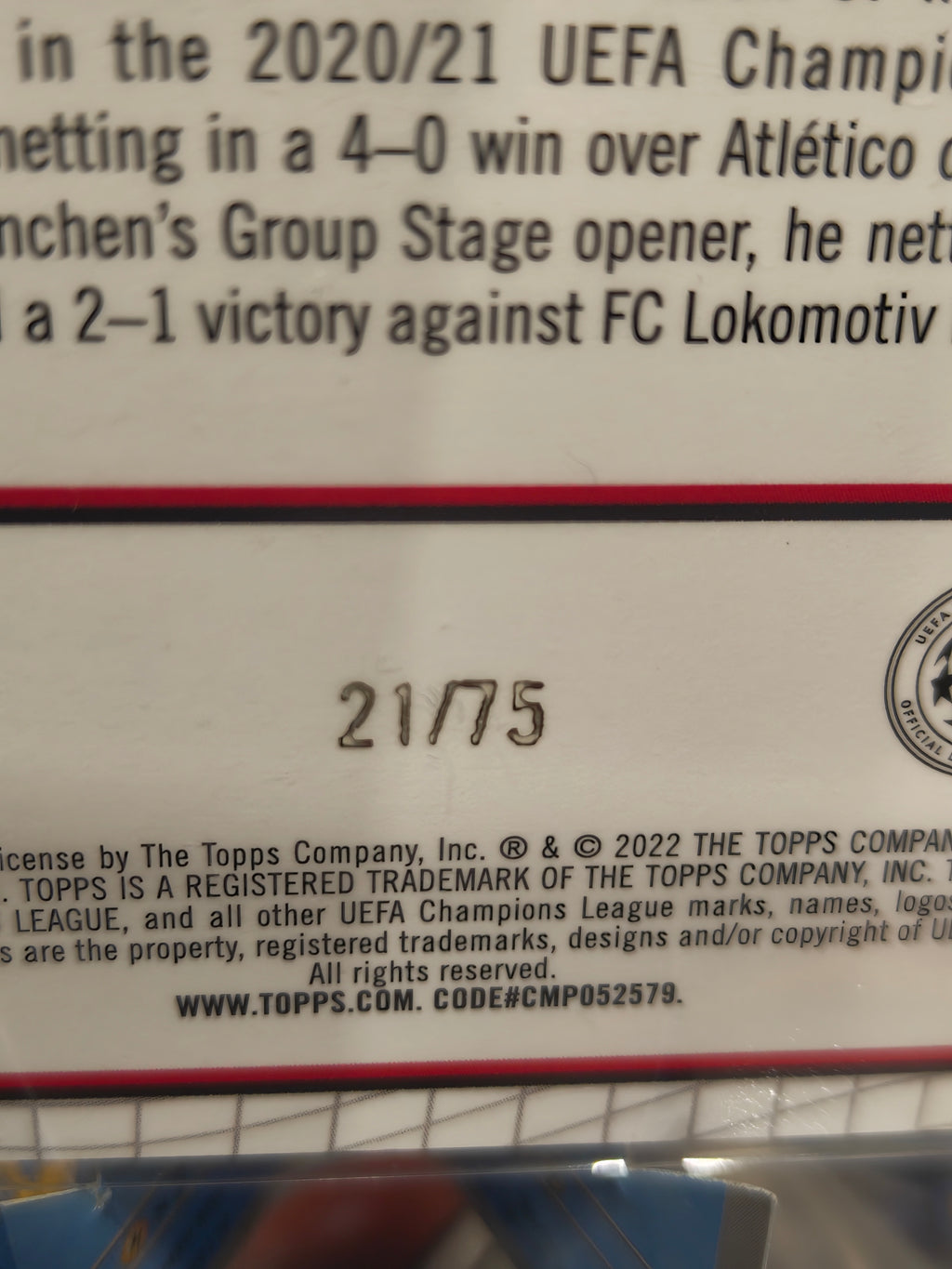 Leon Goretzka – Blue Merlin Refractor /75