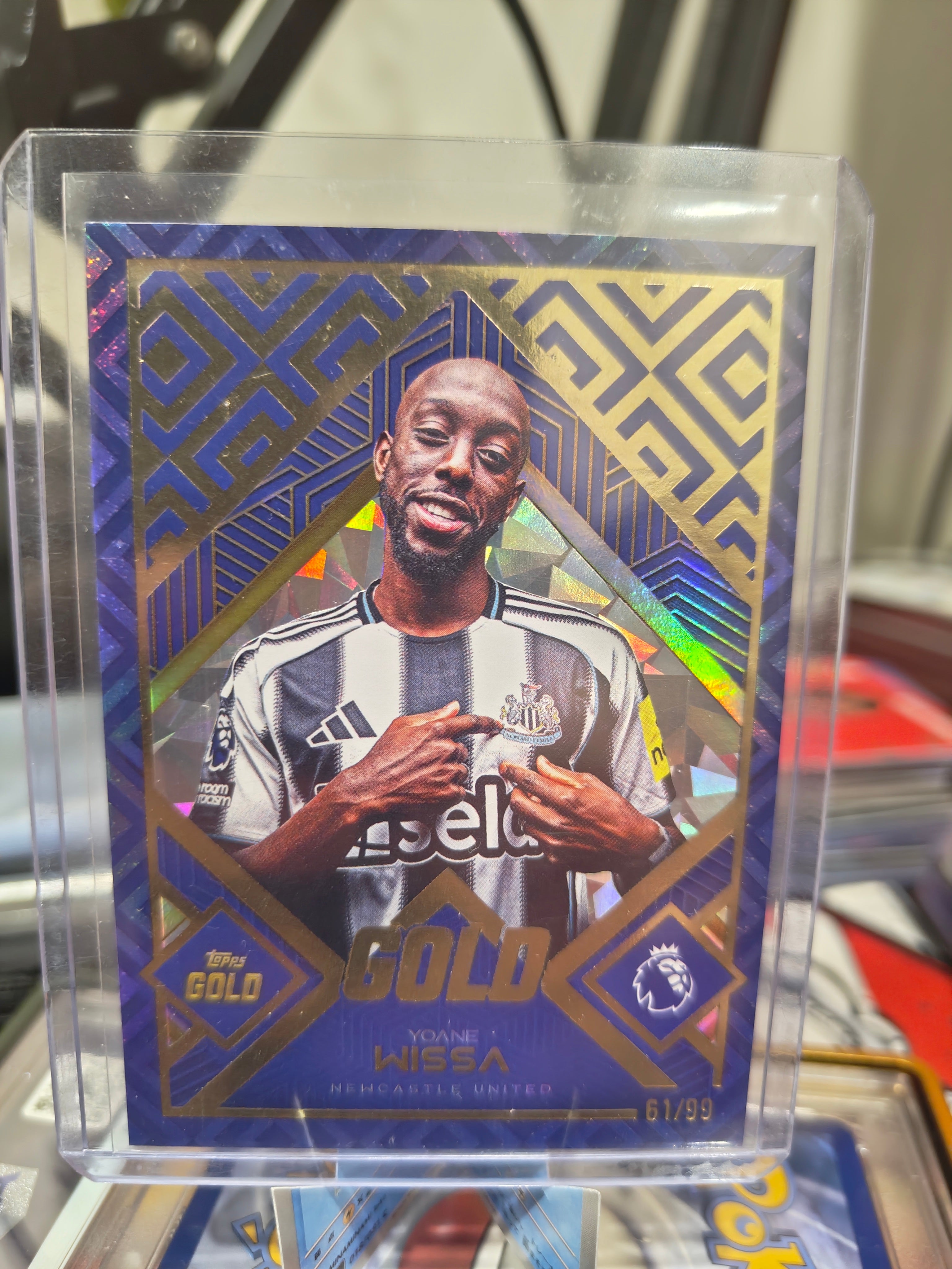 Yoane Wissa – Topps Gold – Blue Parallel /99