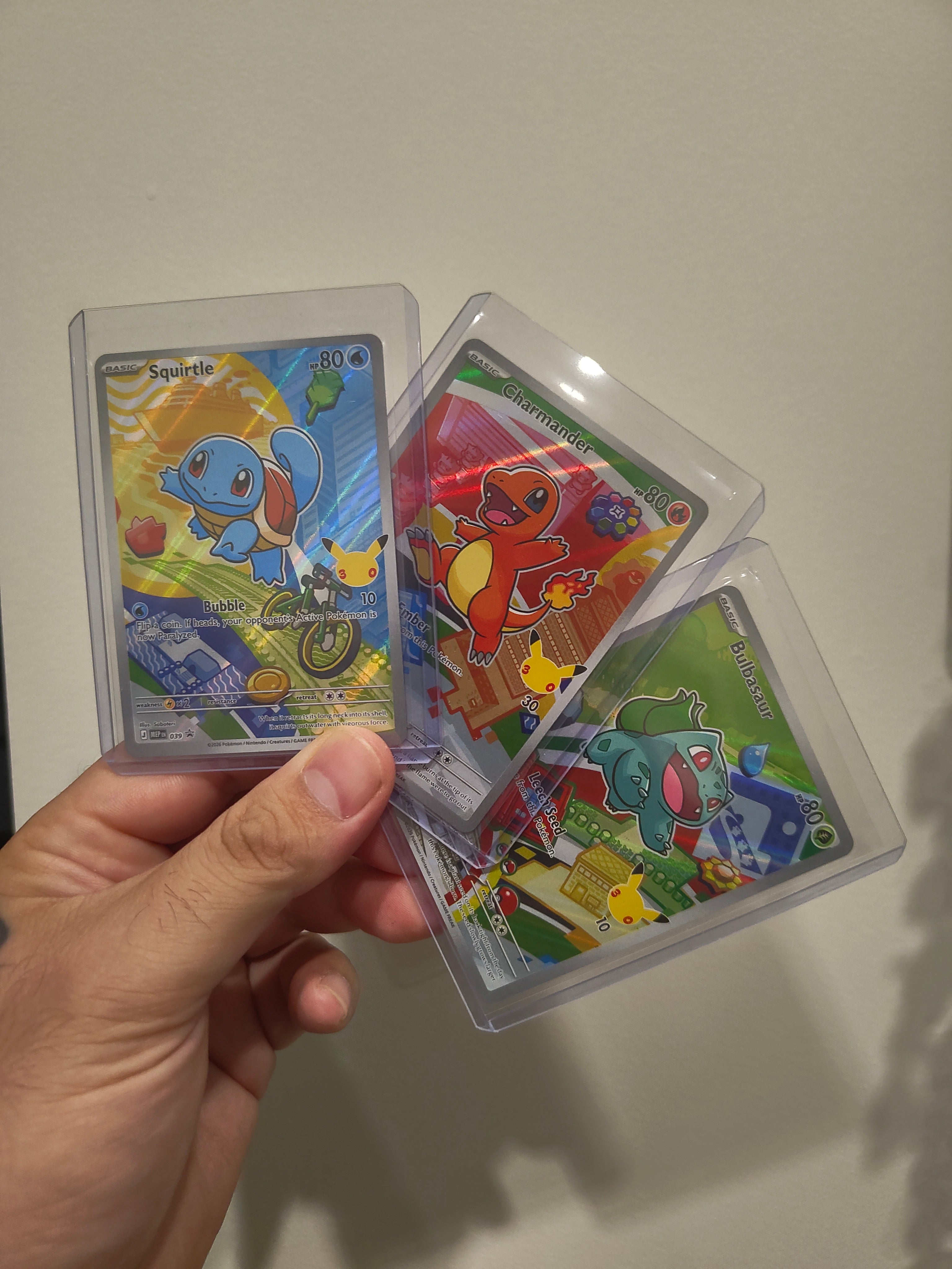 First Partner Series 1: Squirtle, Charmander, Bulbasaur [Gen 1 Set]